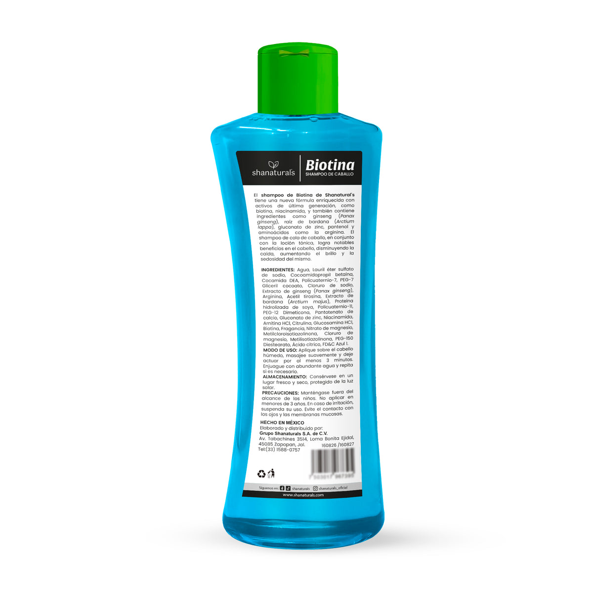 Shampoo de Caballo de Biotina 850 ml