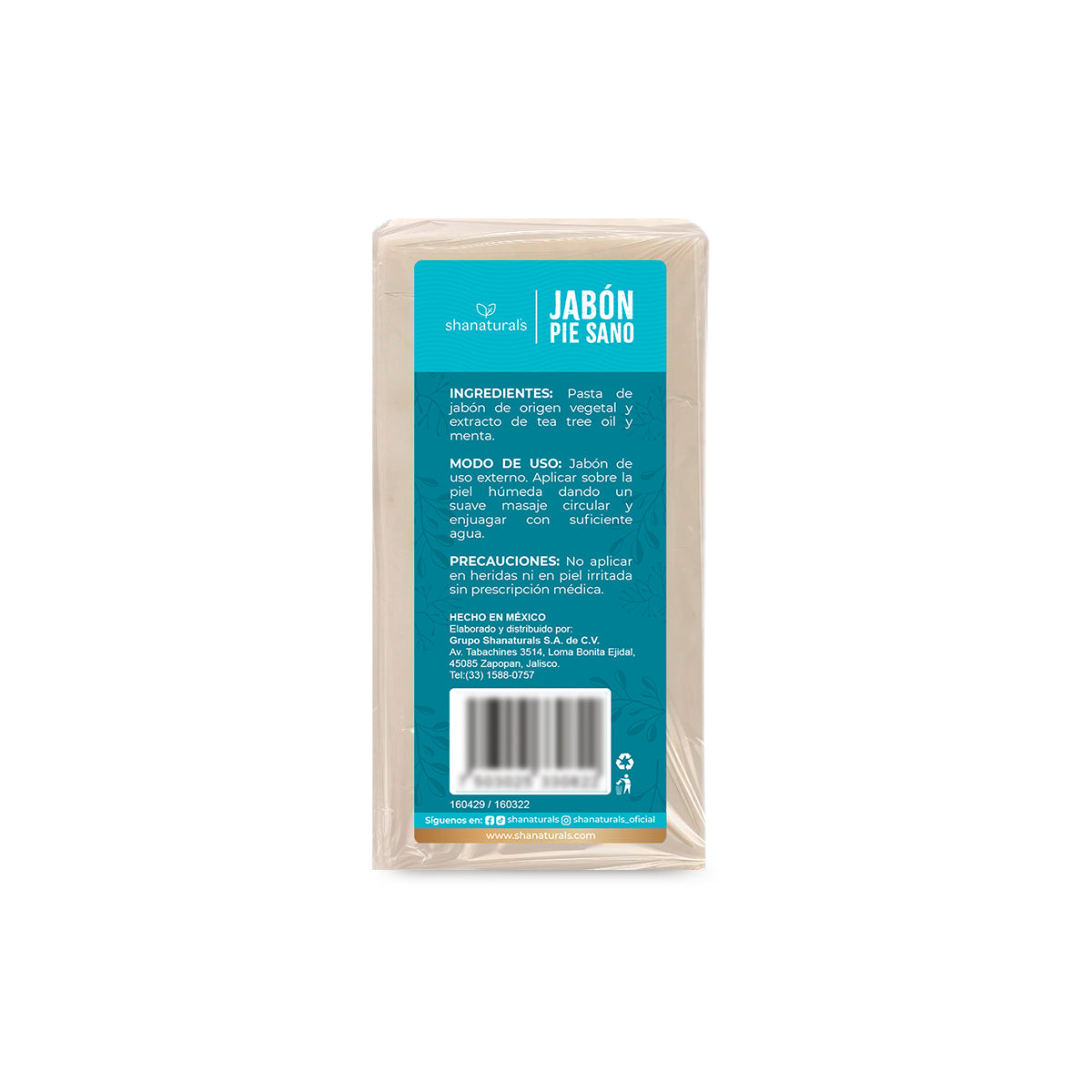 Jabón Pie Sano - Shanatural's